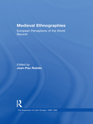 cover image of Medieval Ethnographies